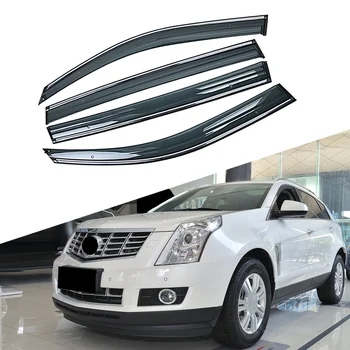

For CADILLAC SRX 2010-2016 Car Window Sun Rain Shade Visors Shield Shelter Protector Cover Frame Sticker Exterior Accessories