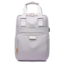 Puimentiua, женский водонепроницаемый рюкзак для ноутбука, женский модный рюкзак для девочек, 13,3-15,6 дюймов, женский рюкзак, ткань Оксфорд, черный, розовый