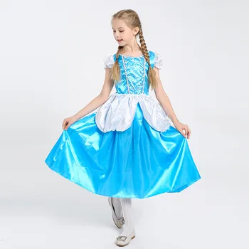 

Cinderella Party Costume Classic Halloween Child Girl Material Item Type Source Characters Princess Rapunzel Children Beauty hot