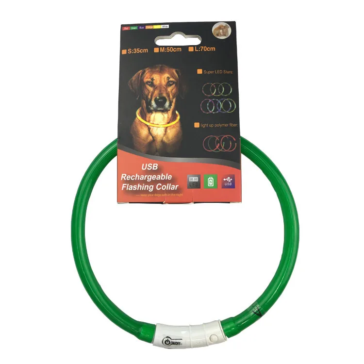 

America Nye Fully Dog Neck Ring Night Light Charging Neck Ring Flash Dog Neck Ring Dog Shining Bandana Super Bright