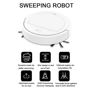 

Multifunctional Robot Vacuum Cleaner , 3-In-1 Auto Rechargeable Smart Sweeping Robot Dry Wet Sweeping Vacuum Cleaner Home