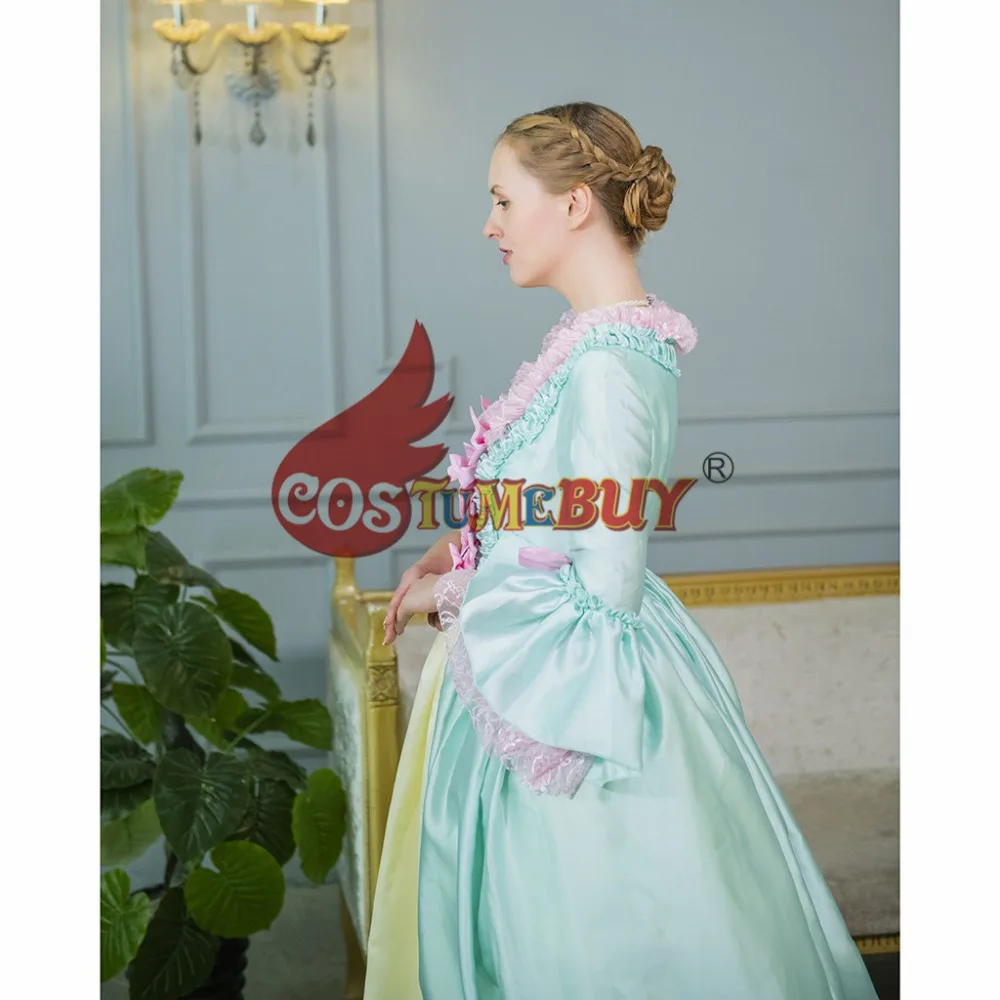 Costumebuy викторианская Мария Антуанетта рококо колония грузинский бальное платье Антуанетта барокко Маскарад свадебное платье на заказ