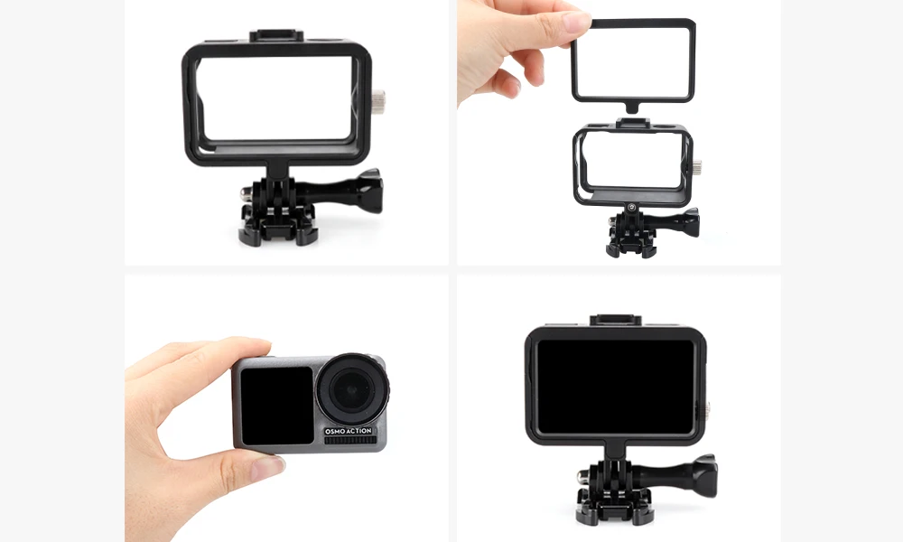 Vamson для DJI OSMO аксессуары для экшн-камеры защитный корпус из алюминиевого сплава рамка противоударный штатив кронштейн OA03
