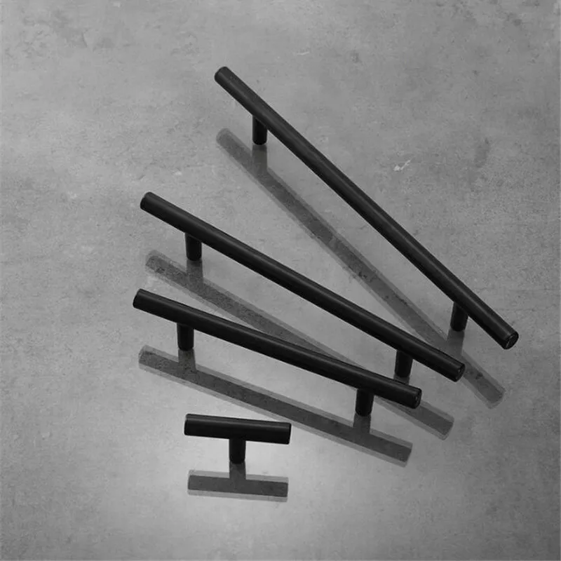 European Simple Kitchen Cabinet Door Handles Matte Gold Aluminum Alloy Drawer Pulls Furniture Handle Hardware furniture handles kitchen door handles