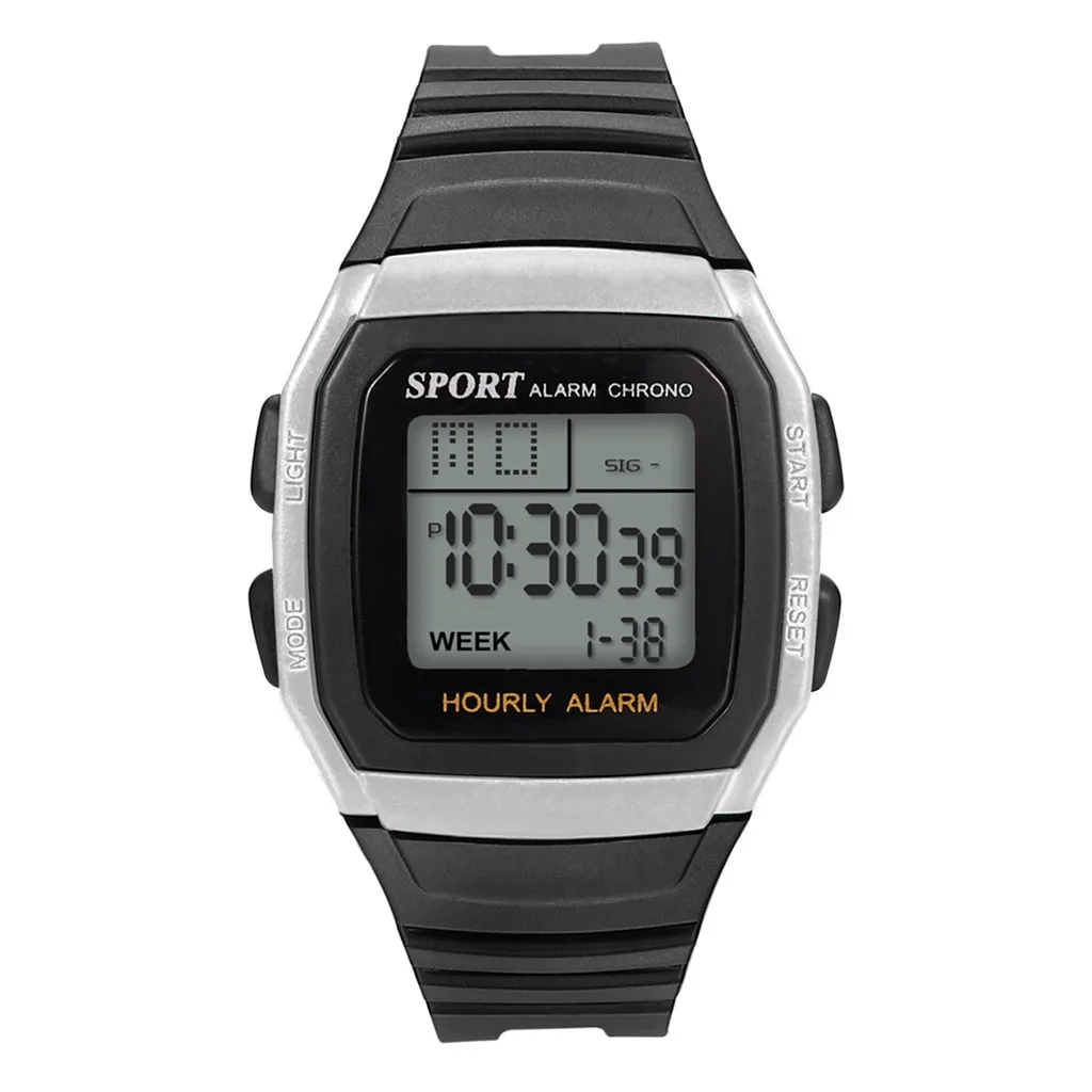 Мужские часы спортивные часы Horloge Heren водонепроницаемые квадратные электронные наручные часы цифровой браслет Relogio 30