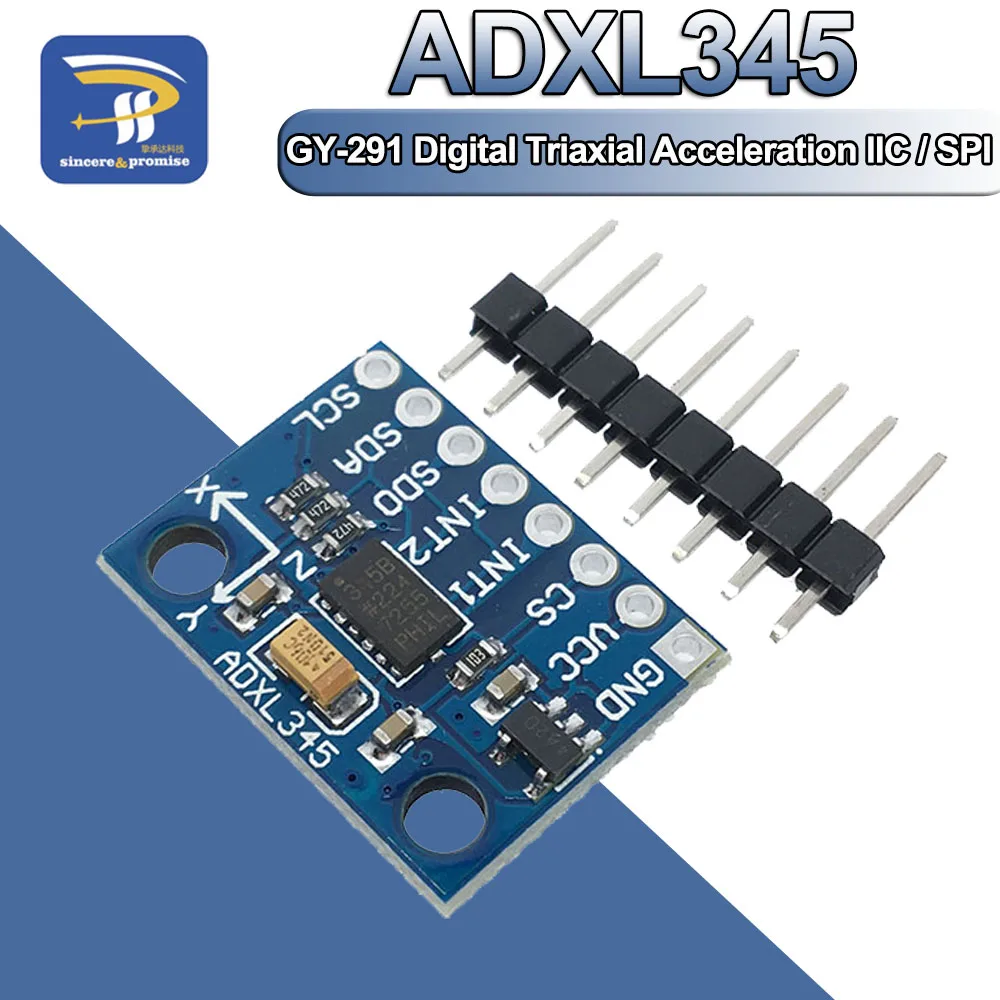 GY 291 ADXL345 Цифровой Трехосевой ускорение свободного падения модуль наклона IIC / SPI