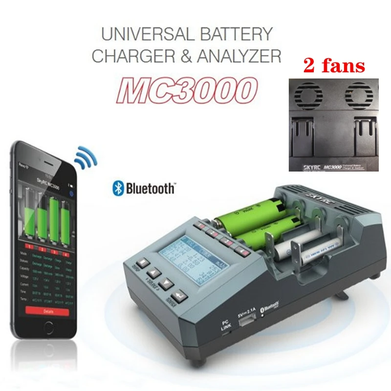 Зарядное устройство SKYRC MC3000 BT-bluetooth Смарт приложение для ПК беспроводное
