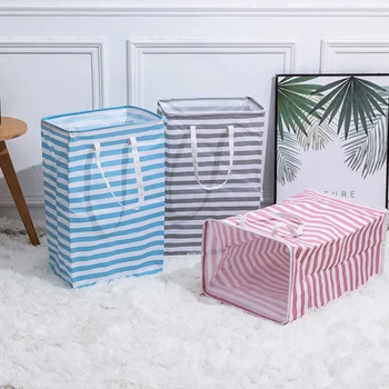 

Newest Extra Large Laundry Hamper 75L Collapsible Laundry Basket with Handle Waterproof Foldable Bathroom Storage Basket