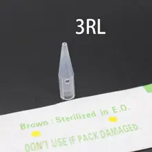 50 шт. стерильные 3RL Иглы наконечники Перманентный макияж бровей губ татуировки иглы колпачки насадка для солнечного света гигантский Солнце Татуировки машина пистолет