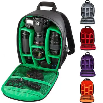 

Waterproof SLR Backpack Digital Camera Bag Outdoor Multi-function Shockproof Camera Backpack for Nikon Canon SLR Camera Lens Bag