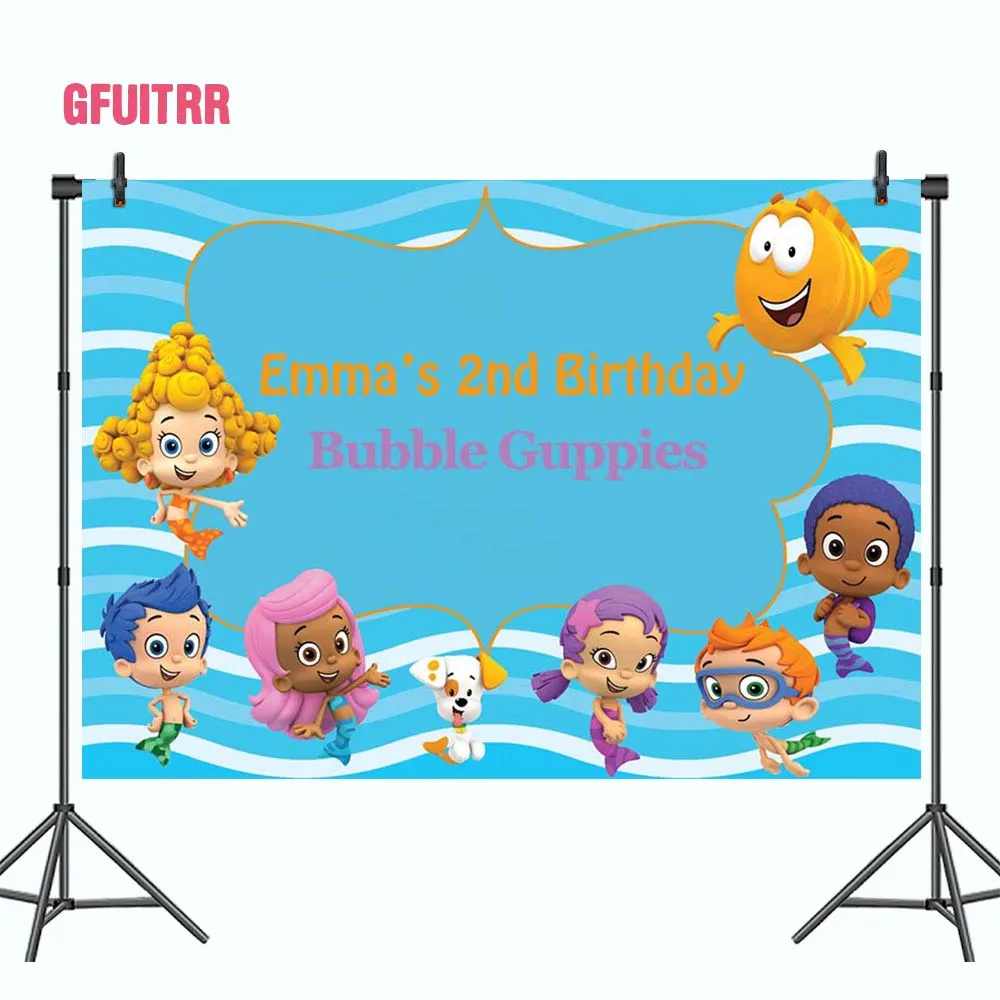 Bubble Guppies Birthday Banner Template
