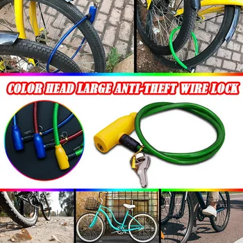 

Bicycle Lock Anti-Theft Safety Chain with Key Metal Bicycle Safety Lock Universal Anti-Theft Bicycle Lock Bicycle Motorcycle