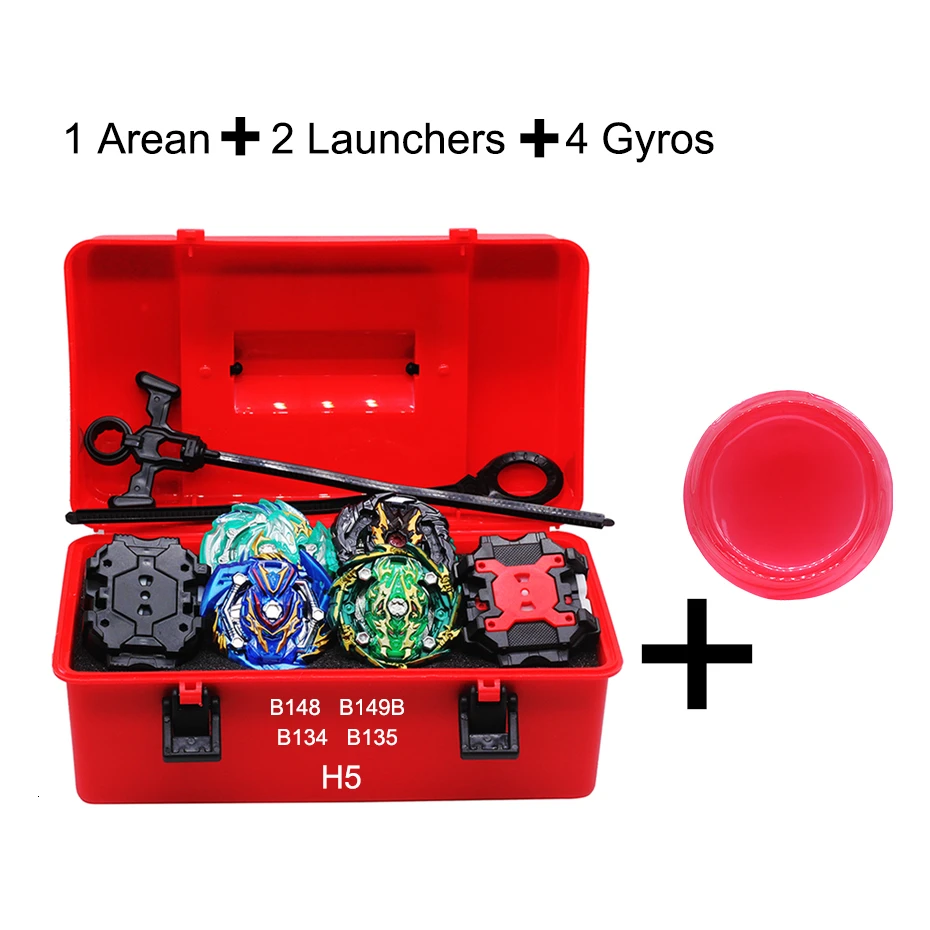 Takara Tomy Toupie Bey Bay Burst набор B149 B150 Металл Fusion Avec Lanceur Arean Burst Grip Launcher Дети лезвие коробка для лезвий мальчик - Цвет: H5