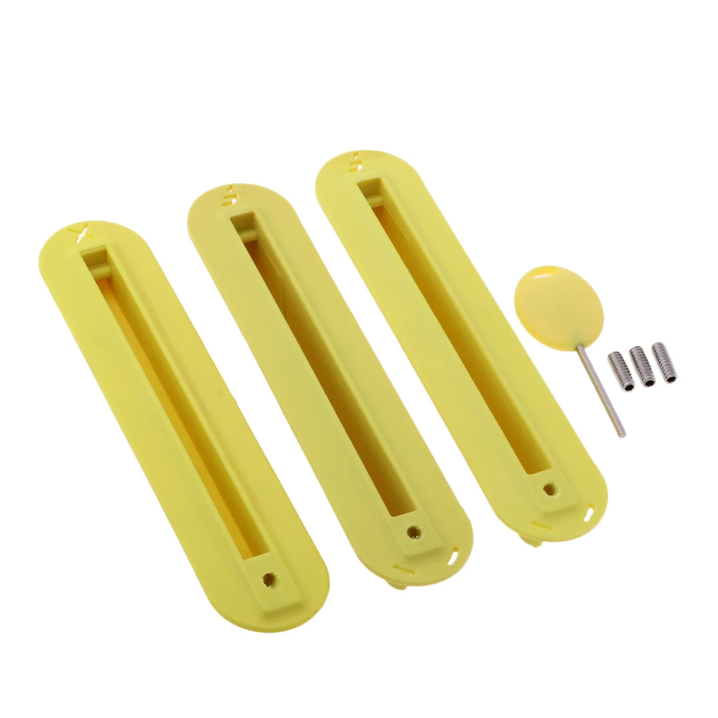 6-Pack Future Tri Fin Box Surfing SUP Surfboard Surf Thruster Fins with Screws and Fin Keys 01