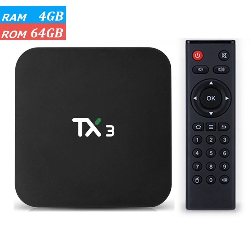 TX3 Amlogic S905X3 Android 9,0 ТВ приставка 4G ram 32GB 64GB rom четырехъядерный 2,4G/5 GHz Wifi BT H.265 2G 16G 8K медиаплеер - Цвет: 4G 64G