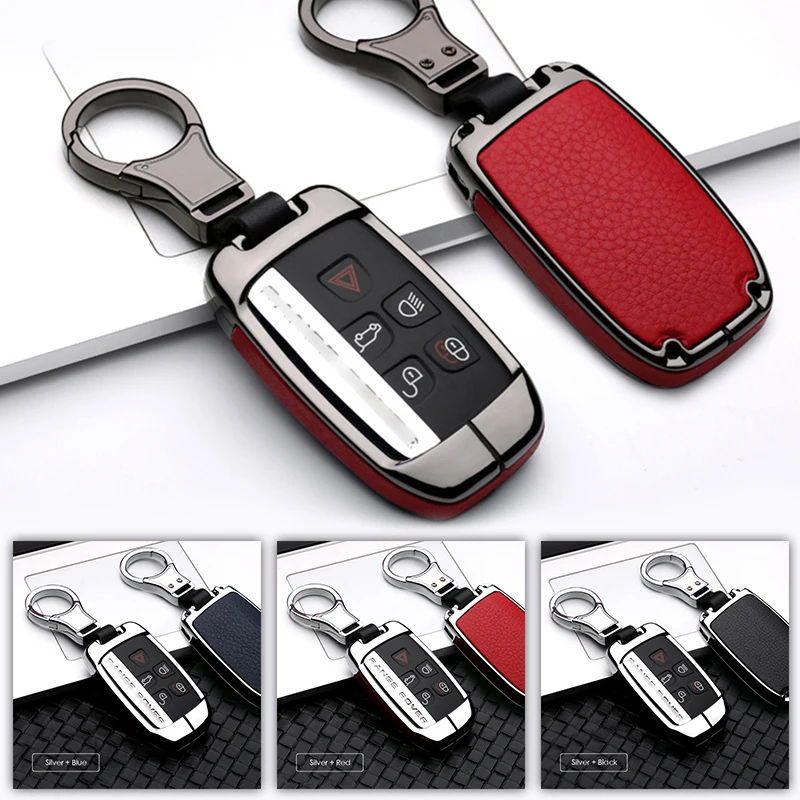 Zinc Alloy Key Case Shell New Car Cover For Land Rover Range Sport Evoque Freelander2 Jaguar XF XJ XJL XE C-X16 | Автомобили и