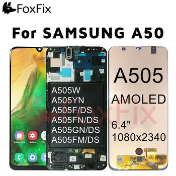 

For Samsung Galaxy A50 A505 LCD Display Touch Screen Digitizer Assembly with Frame SM-A505FN/DS A505F/DS for Samsung A505 Lcd