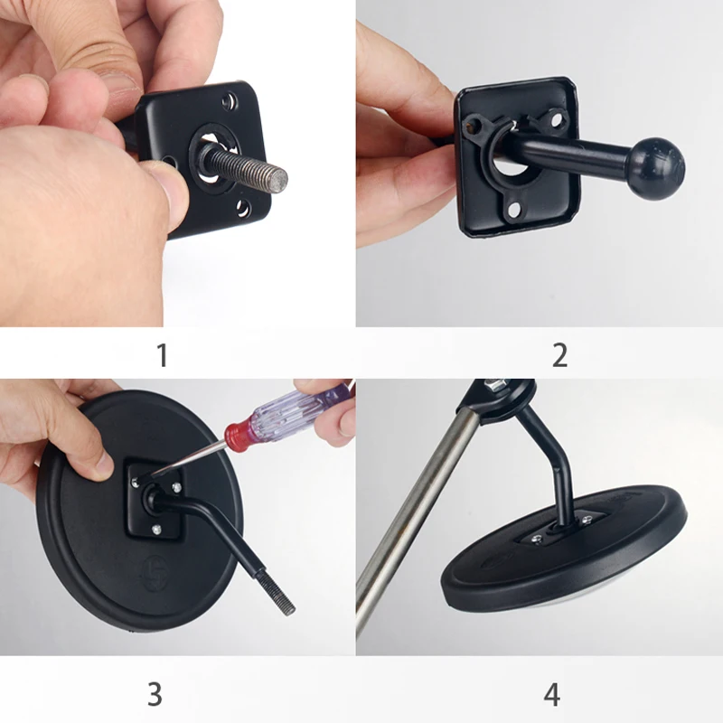Blind Spot Mirror Wide Angle Mirror Truck Adjustable Blind Spot Mirror Rearview School Bus Side Convex Wide Angle large Round Mirror Large Field View Aux Accessorie