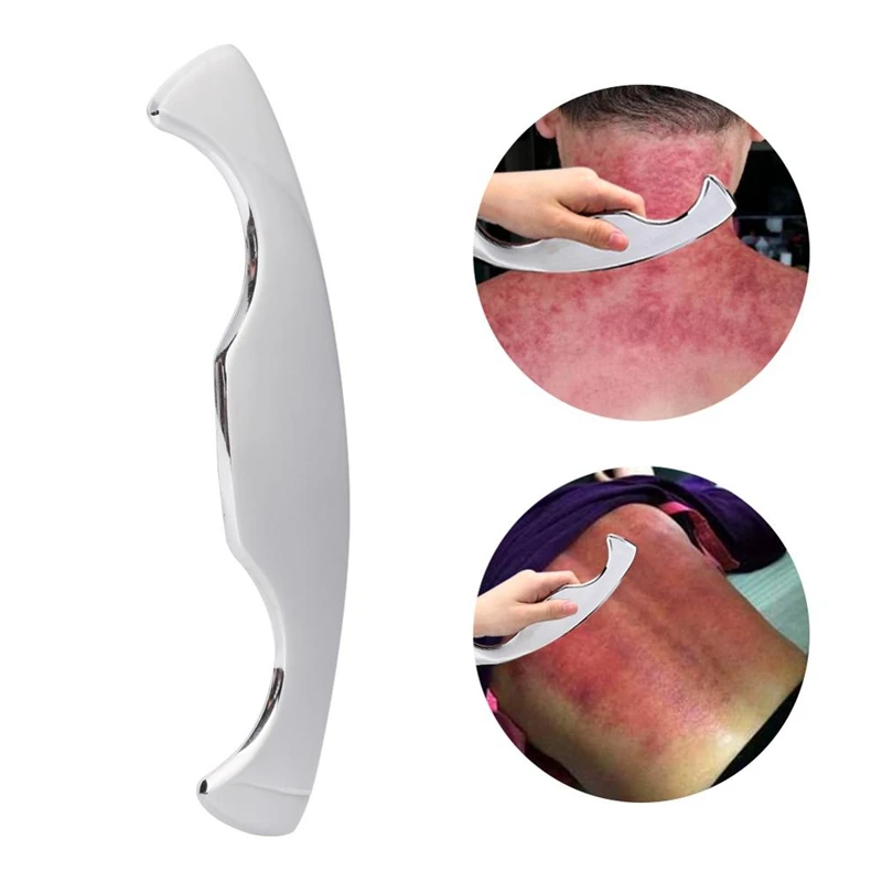 Gua Sha массажер 304 Нержавеющая спа доска стальной скребок физиотерапия свободные