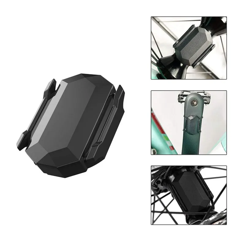 Mini Waterproof IPX7 Wireless Bike Speed Sensor Outdoor Speedometer Bicycle Code Table Speed Sensor Bluetooth 4.0 Connection