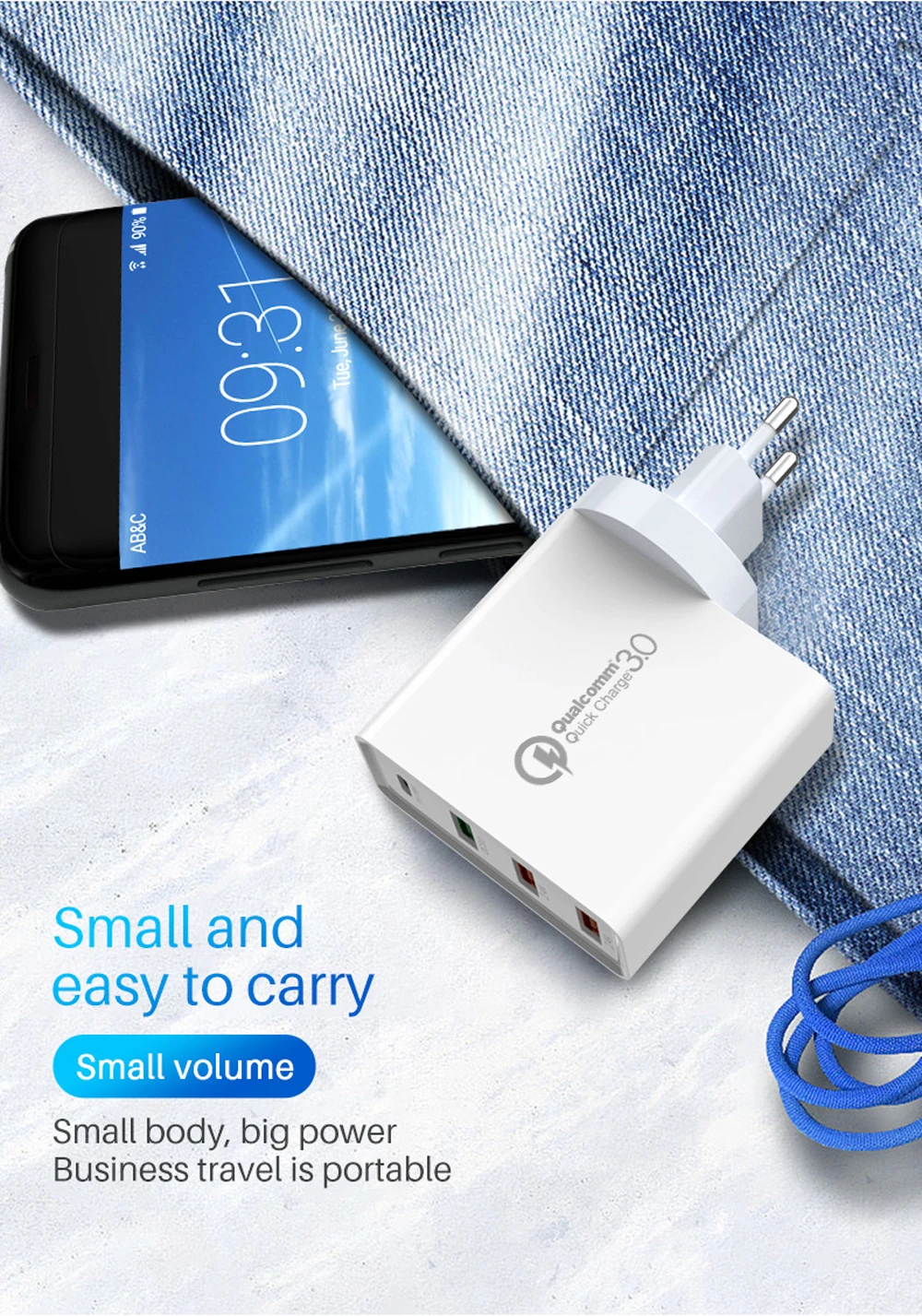 USB-C быстрое настенное зарядное устройство QC 3,0 PD 18W Quick Charge 3,0 для samsung S10 5G e S9+ S8 8+ LG G6 V30 iPhone 8 8Plus XS Max XR htc 10