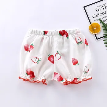 

Baby Shorts Baby Bamboo Cotton Gauze Lace Bloomers Diaper Cover Summer Boys And Girls Bread Pants