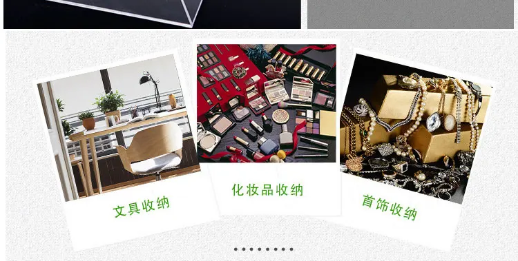 Acrylic 4 Layer Stationery Storage Box Glasses Display Stand Desktop Pencil Cup Organizer For Desk Accessory