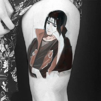 

Anime Naruto Tattoo Stickers Cosplay Prop Uchiha Itachi Costumes Waterproof Temporary Tattoo Stickers Men Women Accessories