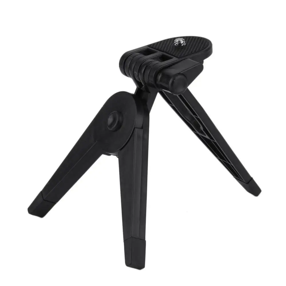 Portable Mini Plastic Foldable Photography Tripod Table Desk Stand Mounting Bracket for Camera Camcorder DSLR SLR Black HOT