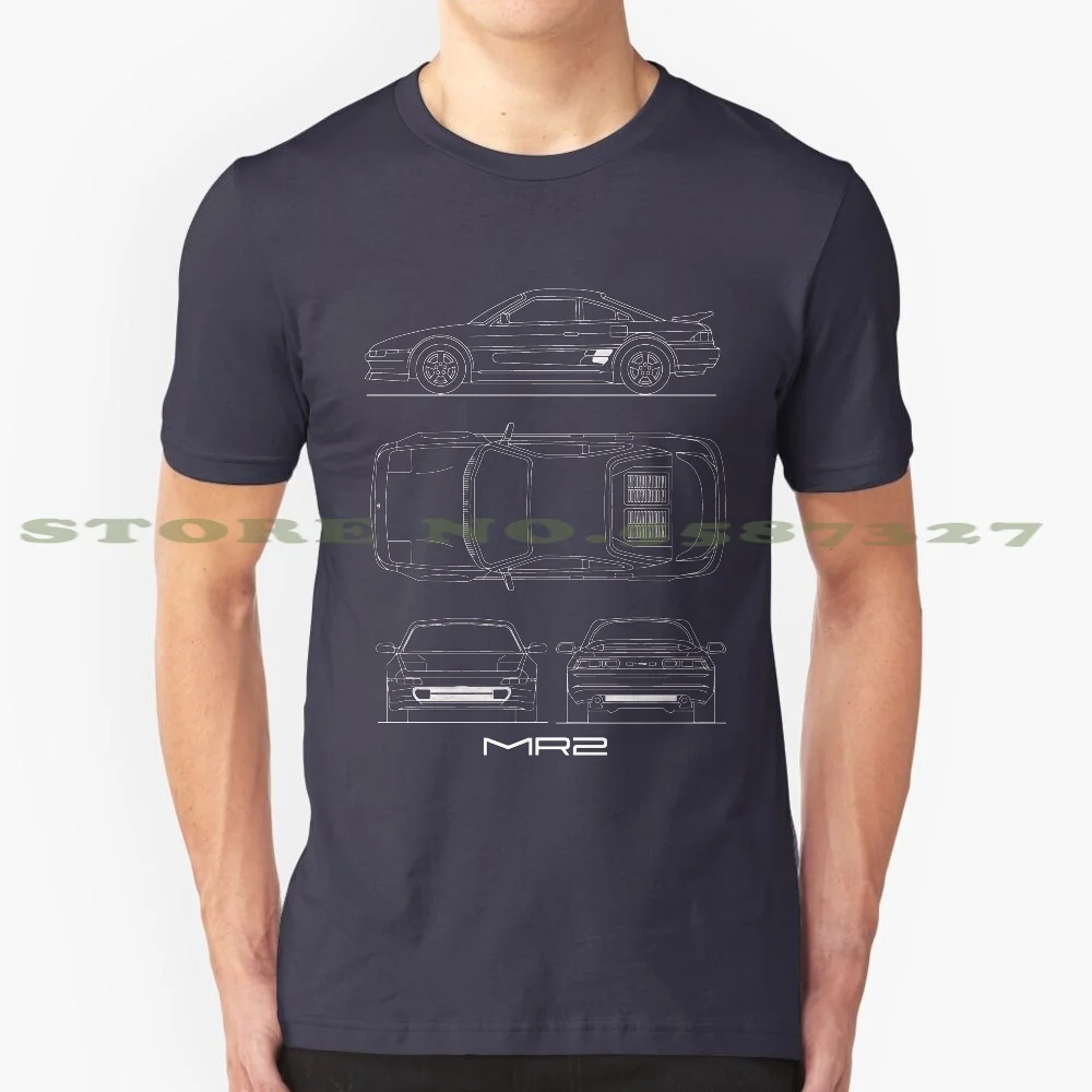 

Футболка Mr2 из 100% хлопка, модель Mr2 Sw20, японская импортная классическая спортивная транспортировка автомобилей