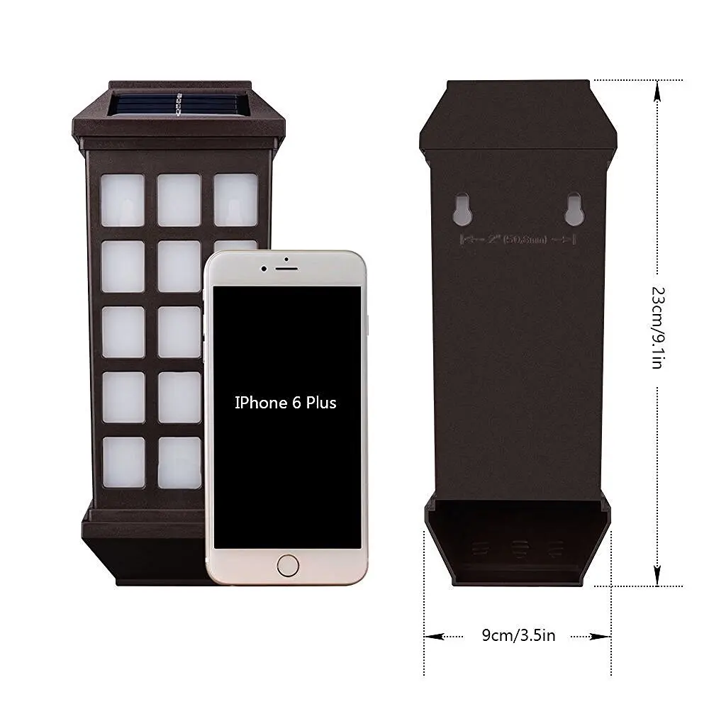 Extended Outdoor Garden Villa Waterproof Classical Solar Wall Light Extended Outdoor Garden Villa Waterproof Classical Solar Wall Light