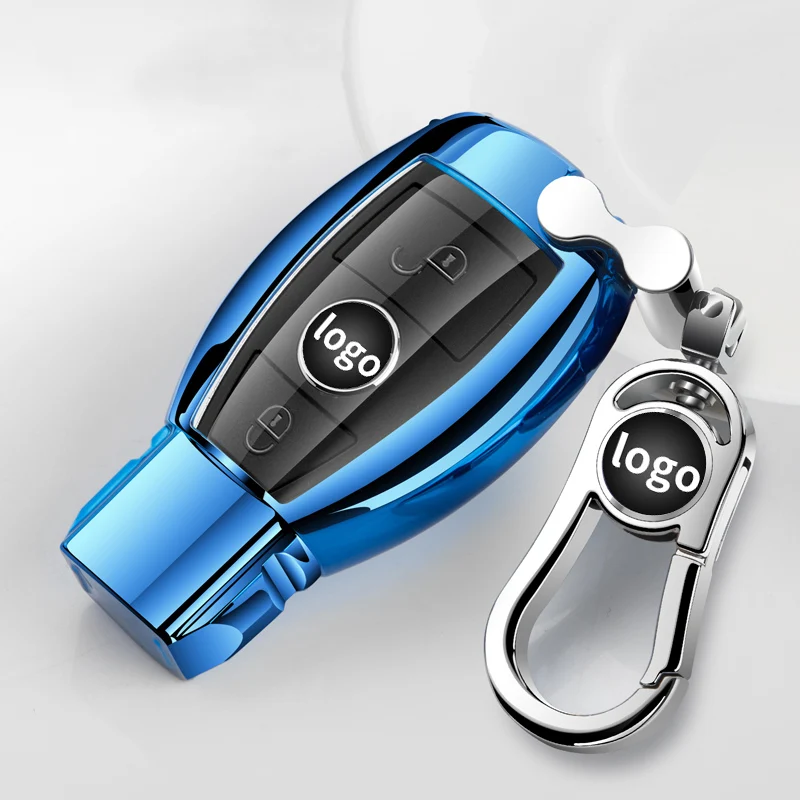 Мягкий чехол для автомобильного ключа из ТПУ Mercedes-Benz C-Class C200E-Class GLC260L / GLS Vito GLA/GLS