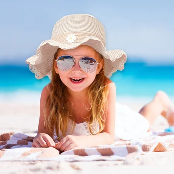 

Parent-child Straw Hat Messenger Bag Cute Hat Bag for Children Girl Adult