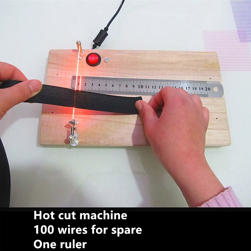 Ribbon-Cutter-Machine Rope-Ribbons Hand-Cut-Tool Hot Lbsisi-Life 220V Craft DIY Home-Use
