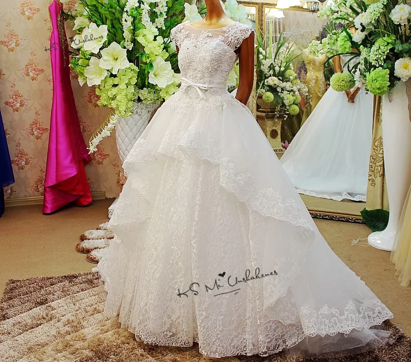 Trouwjurk Vestido de Noiva Невеста-Принцесса платья винтажное свадебное платье с бисером Renda весенние китайские свадебные платья с бантом