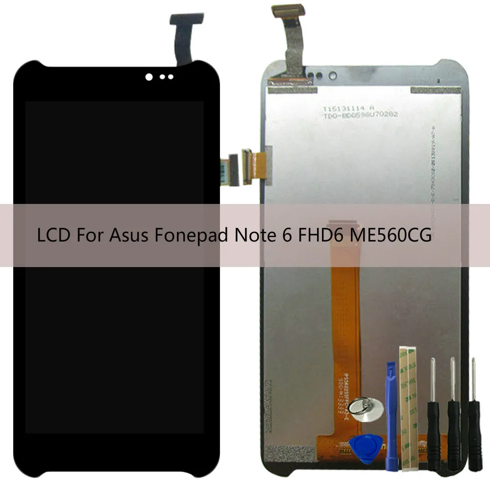 SzHAIyu ЖК для Asus Fonepad Note 6 FHD6 ME560CG ME560 K00G дисплей кодирующий преобразователь