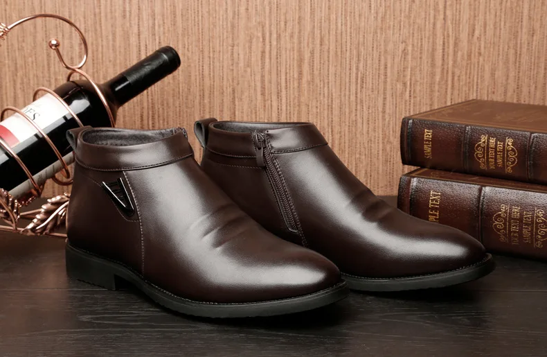 botas de cano curto para homens de