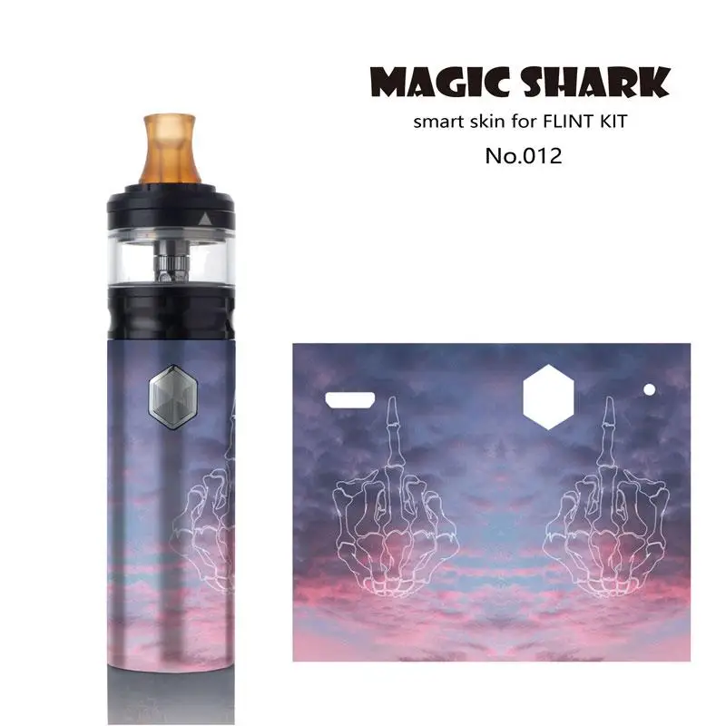 Magic Shark Leaf One Piece USA Flag Panda Vape Skin Sticker Film Vape Case for Geekvape Flint Kit - Цвет: 012