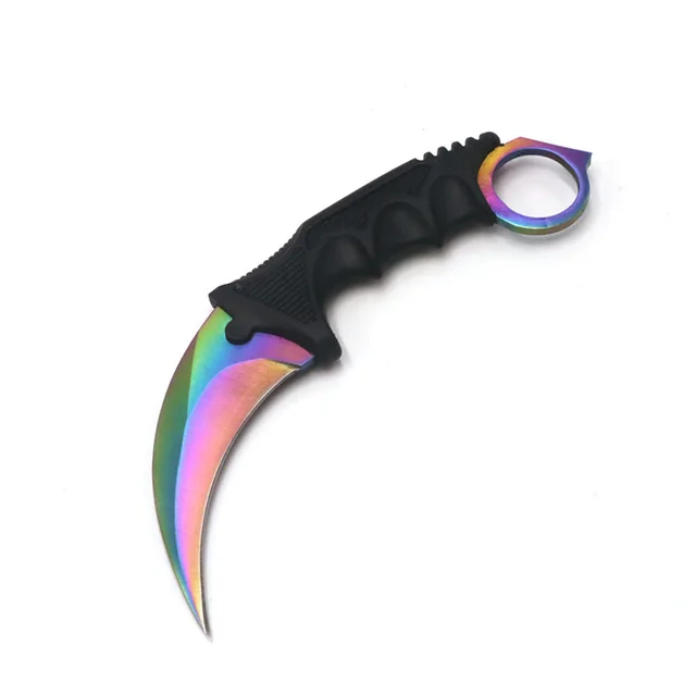 Инструменты Открытый Нож Karambit охотничьи ножи для выживания тактический нож для когтей карманный инструмент для самообороны - Цвет: Color