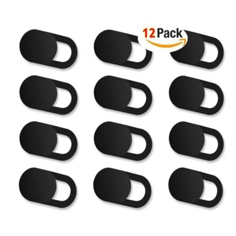 12PC Round Camera Protective Cover Phone Flat Lens Cover Stickers Computer Camera Sliding Protection Sticker for Mobile Phone afbeelding