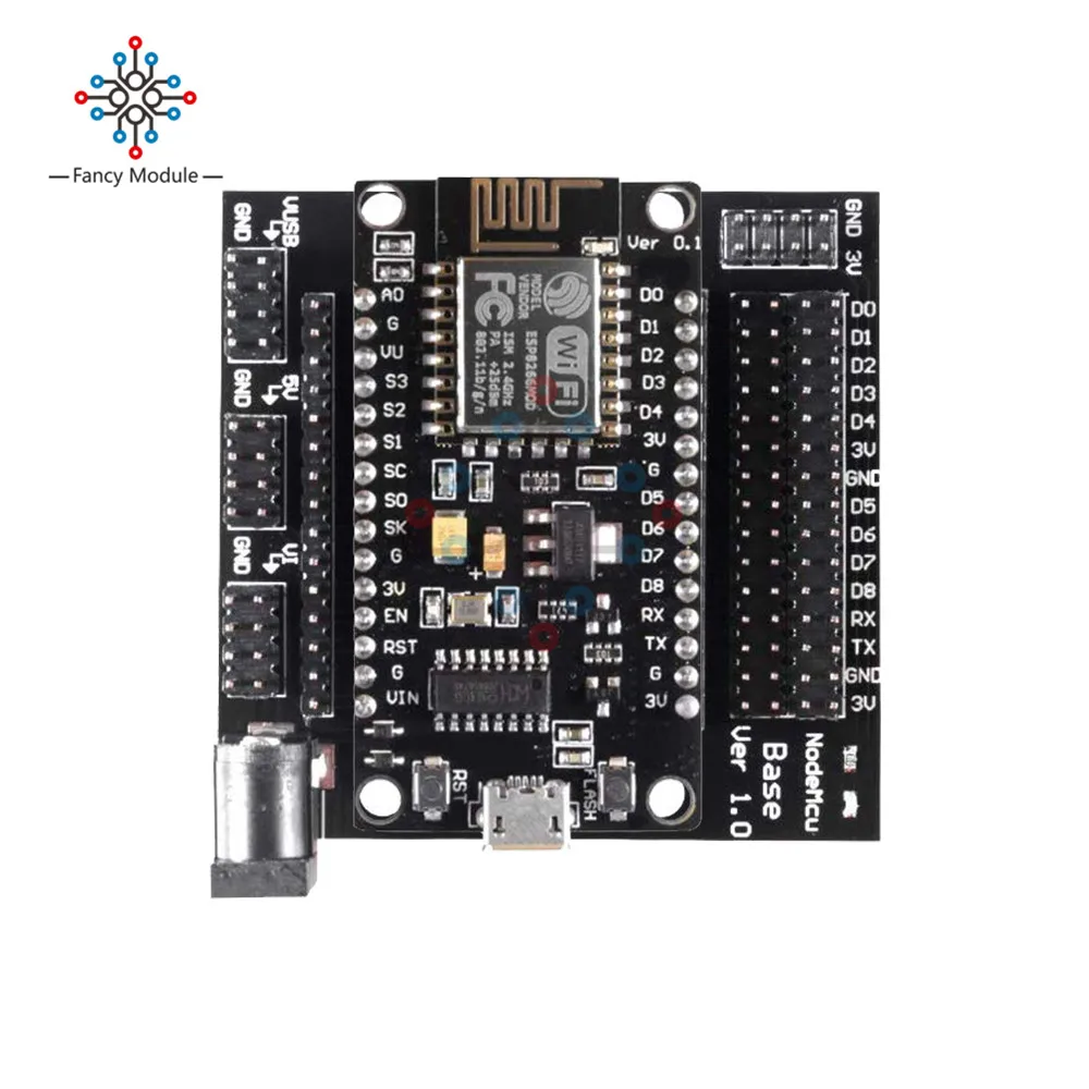 Diymore ESP8266 ESP 12E CH340G Беспроводной Wi Fi модуль NodeMcu V3 базовый питания плата расширения