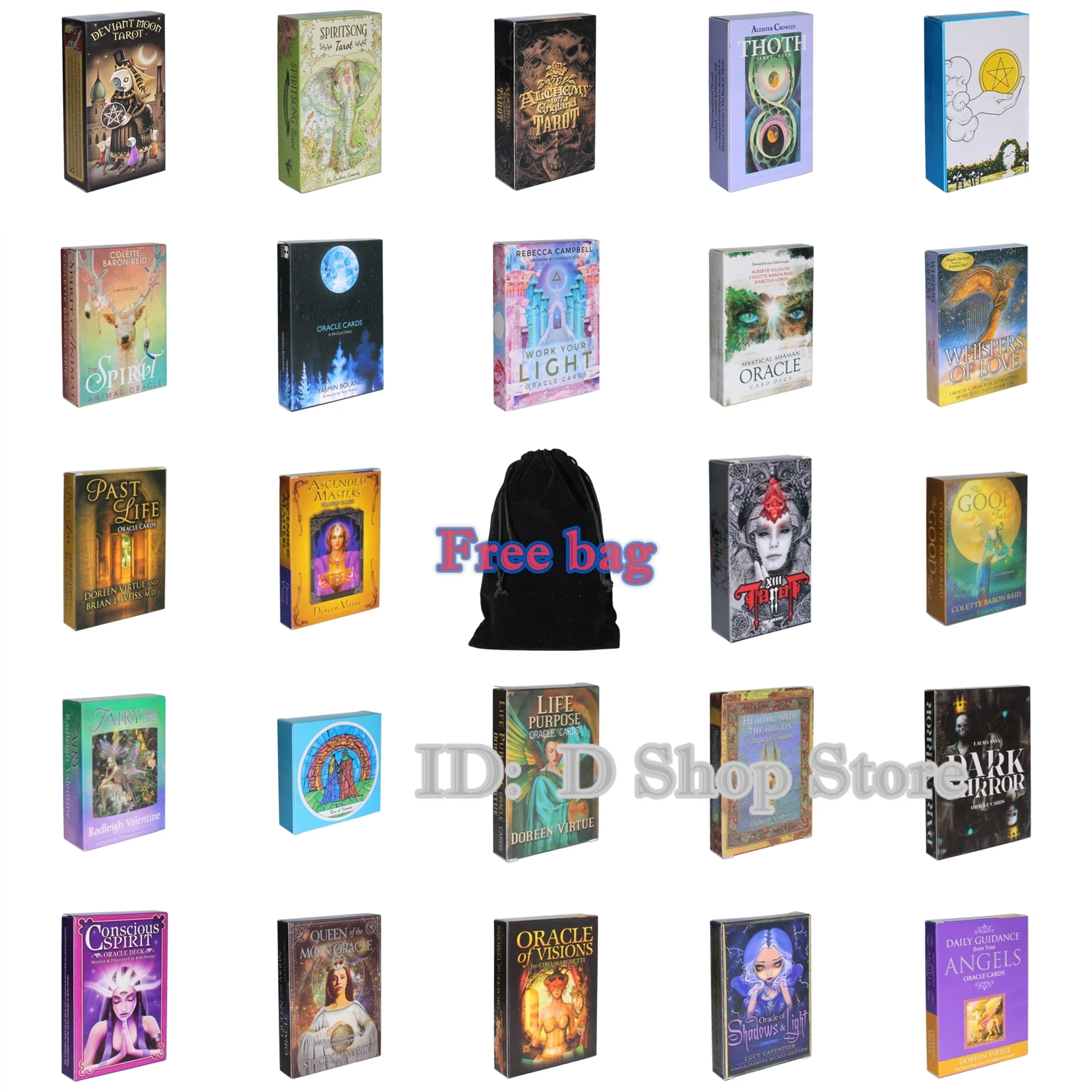 (Бесплатная сумка) Таро дель Фуэго карты для палубы Oracles игра игрушка Рикардо