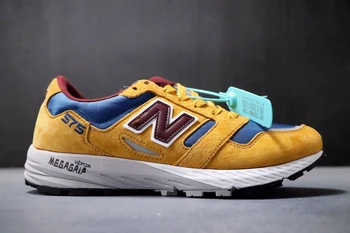 

Original New Balance Men/Women Embroidery NB575 Walking Shoes Unisex Vintage MTL575 Nubuck Suede Jogging Outdoor Sneakers
