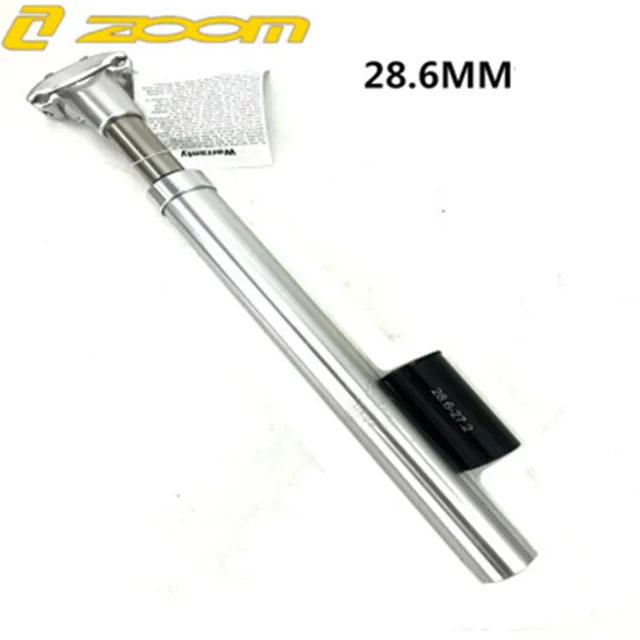 Silver28.6mm Зум подвеска bicyZoom подвески подседельный 350 мм* 27,2/28,6/30,0/30,4/30,8/31,6/33,9 велосипедный Подседельный штырь для - Цвет: Silver28.6mm
