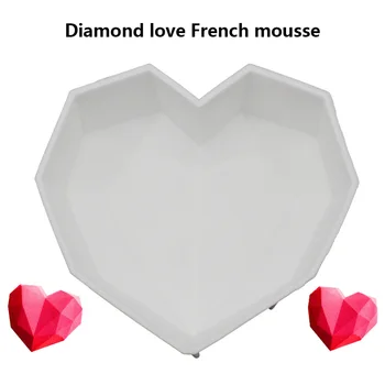 

3D DIY Chocolate Silicone Mold Mousse Fondant Ice Cube Mould Pudding Candy Soap Candle Molds Baking Cake Decorations Tool