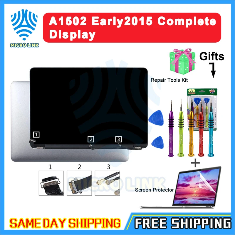 For Apple MacBook Pro Retina 13" A1502 Early 2015 Display Full LCD LED Screen Assembly Repair Part 661-02360 | Компьютеры и офис