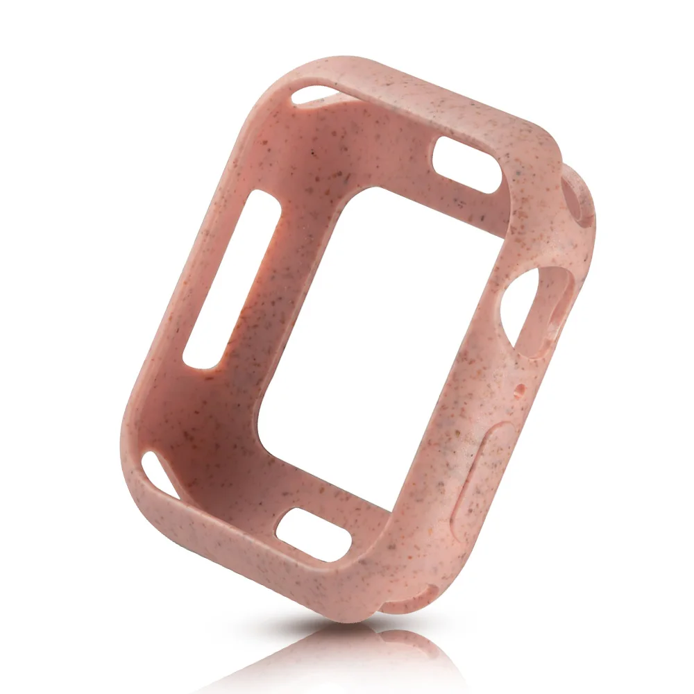 Sakura Pink Модные цвета тонкий мягкий 40 мм 44 мм чехол для Apple Watch Case 5 4 TPU бампер для iWatch Shell аксессуары - Цвет: Sakura Pink