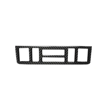 

Carbon fiber AC trim sticker Auto Console Air condition Black For BMW 3 Series E46 1998-2005
