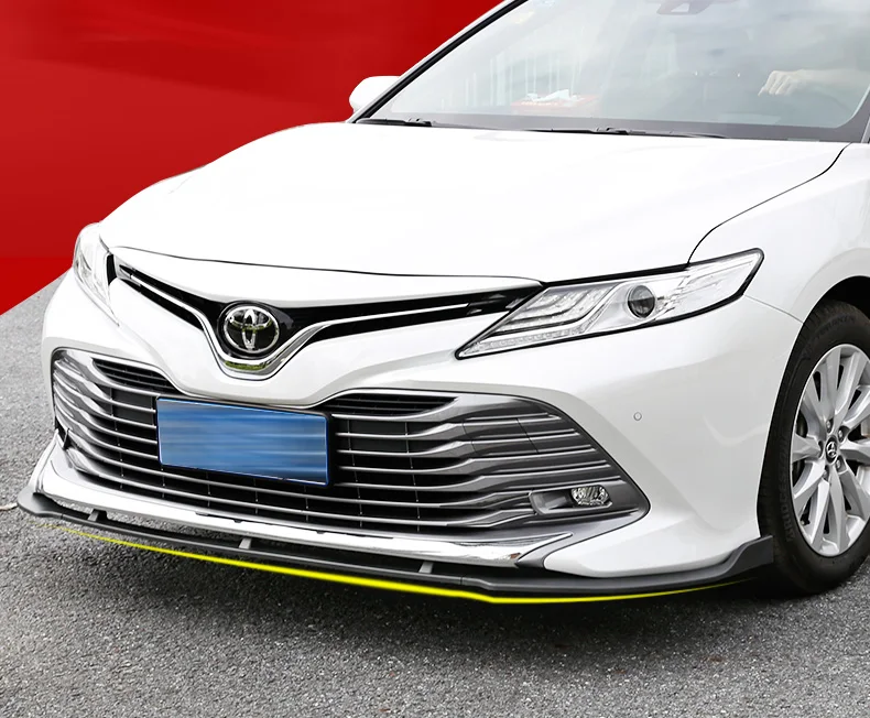 Автомобильный Стайлинг для Toyota Camry- защита выхлопного отверстия переднего бампера набор бампер задняя Лопата задний спойлер