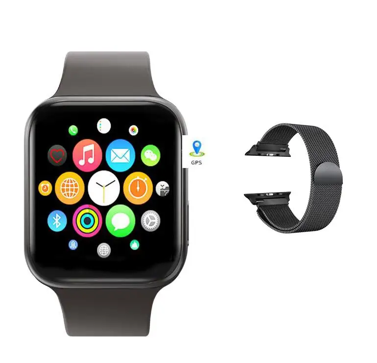  Smart watch IWO 11 Smart Clock for Men With GPS 1:1 44mm Series 5 SmartWatch Heart Rate Monitor Cal - 4000257079164